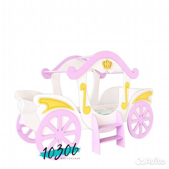 Детская кровать карета, кроватка в детскую девочки