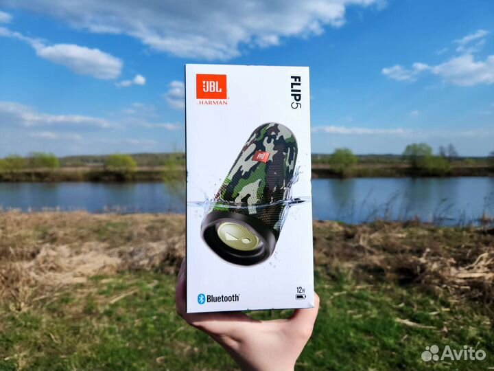 Колонка JBL Flip 5, камуфляж. Новая, оригинальная