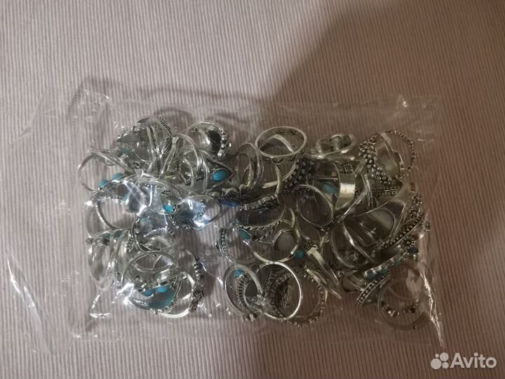 Кольца пакетом лотом