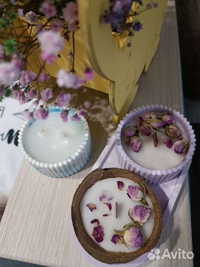 Ароматические свечи ручной работы