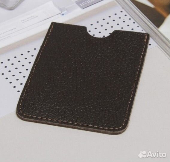 Футляр д/карт кожа Россия красный и сливовый