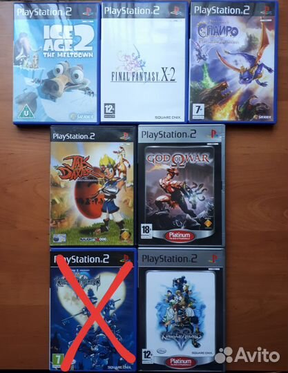 Игры для PS2 (лицензия)