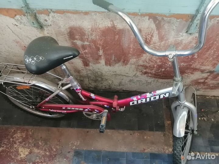 Велосипед подростковый orion складной