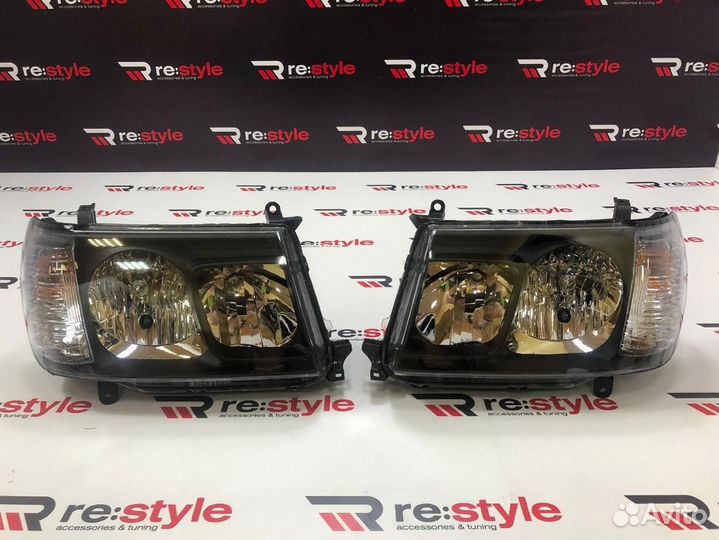 Фары Toyota Land Cruiser 100 03-07 Темные R2592