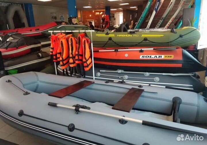 Лодка пвх Triton Air 310 серая