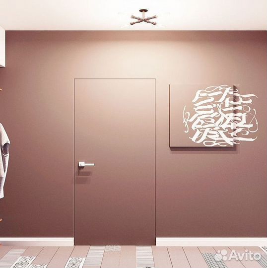 Скрытые межкомнатные двери под отделку