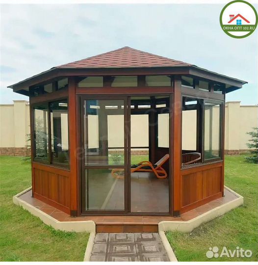 Остекление балкона, беседки, веранды