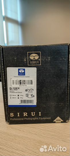 Штатив siriu T1204X Carbon + голова siriu G-10RX