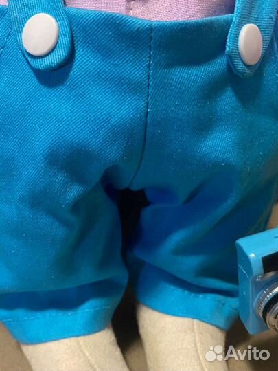 Заяц тильда с фотоаппаратом