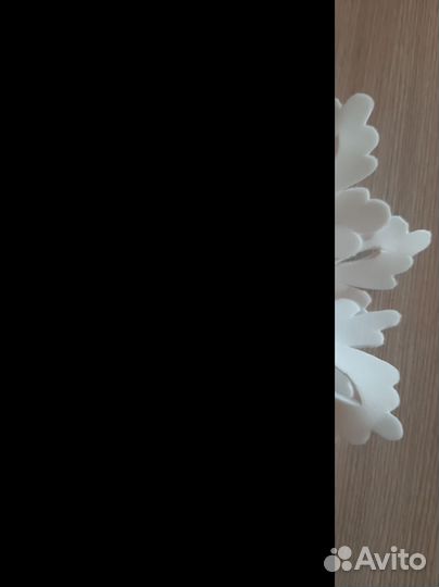 Заколка для волос снежинка