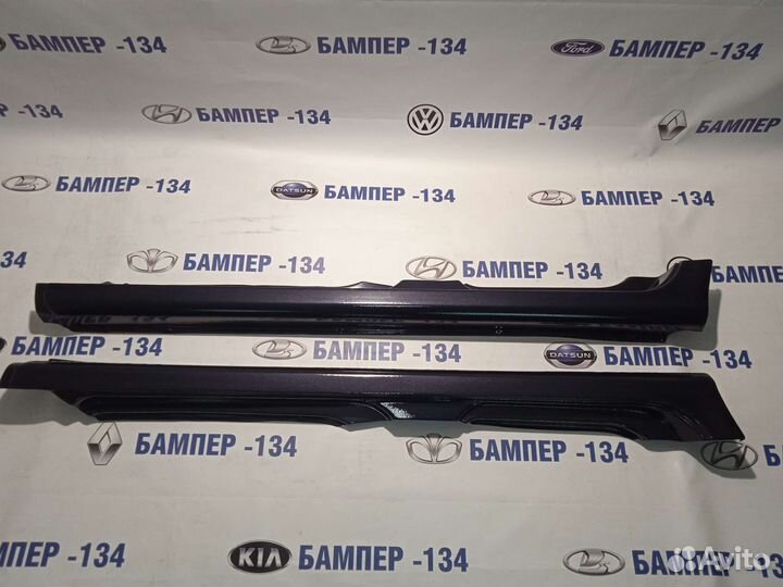 Накладки на пороги Лада Калина 1 Изабелла -515