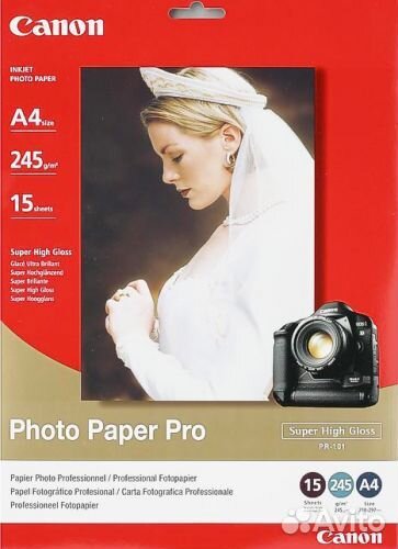 Бумага Canon PR-101 (Photo Paper Pro) 20л 10х15
