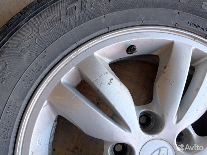 Литые диски r15 на hyundai tucson