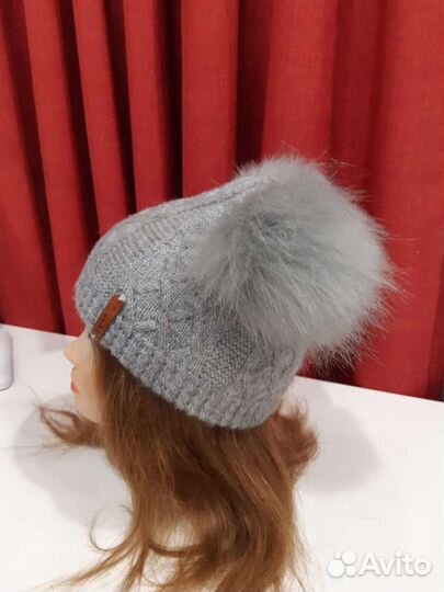 Шапка зимняя женская