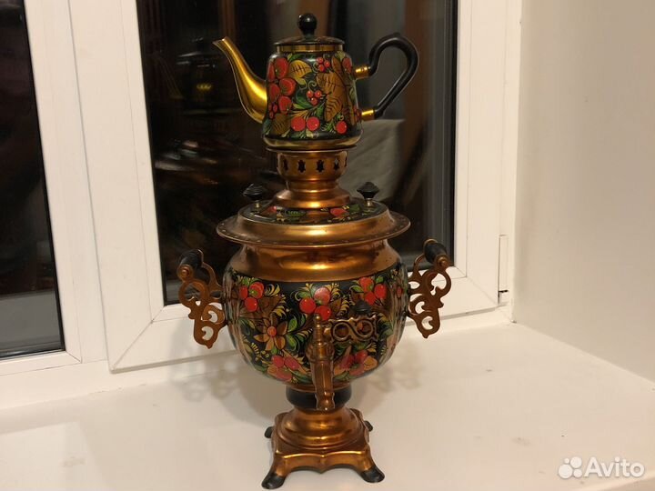 Самовар электрический расписной