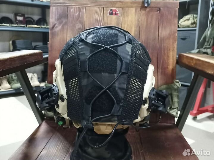 Баллистический шлем бр 2 с активными наушниками