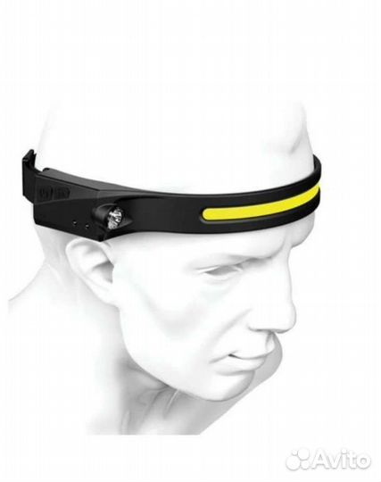 Мощный налобный фонарь