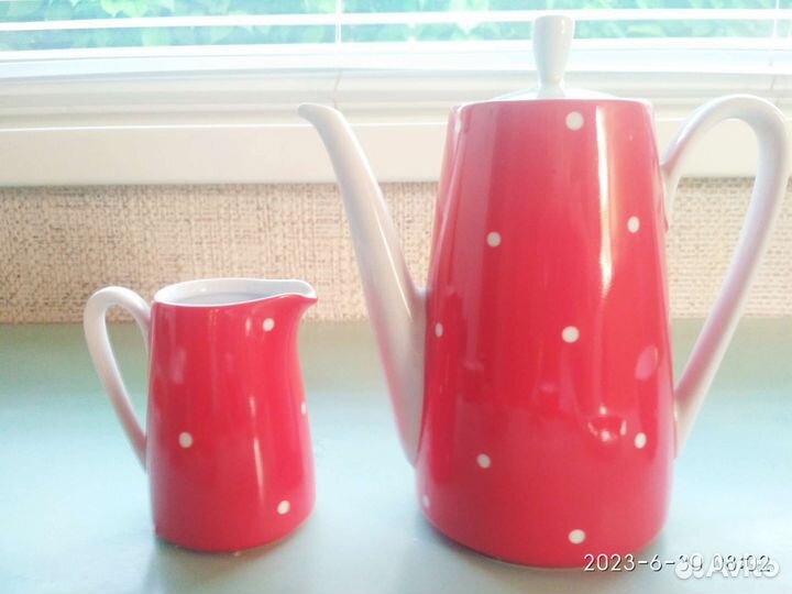 Сервиз кофейный ГДР kahla/konitz 60-е гг фарфор