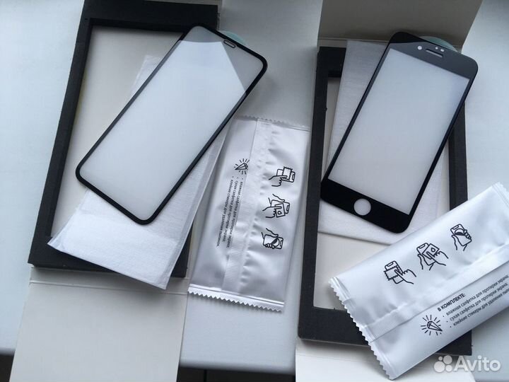 Защитные стекла iPhone XR, 11, iPhone 7, 8, Se