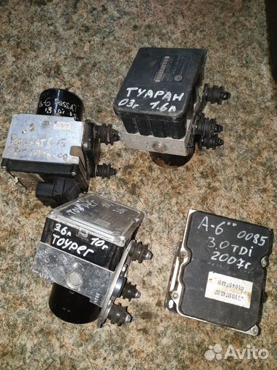 Блок ABS Фольксваген Туарег II 7P0907379E