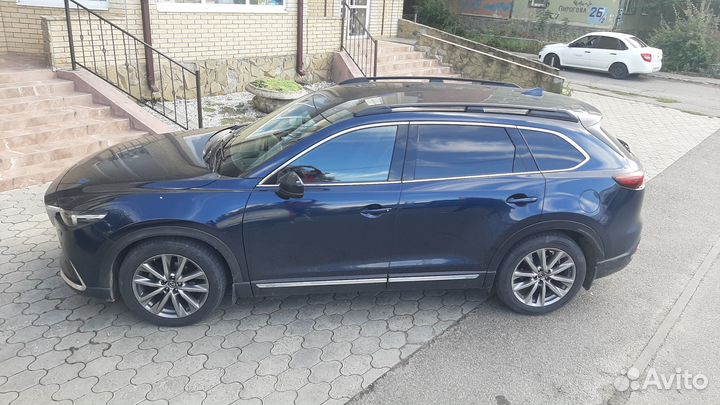 Рейлинги Мазда Mazda CX-9 (2017- ), черные