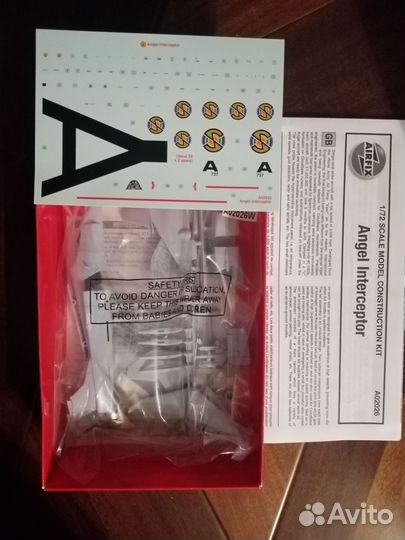 Сборная модель самолёта Angel interceptor