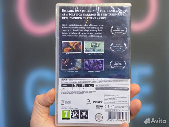 Картридж игра Sea of stars для nintendo switch