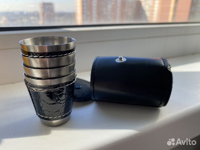 Рюмки металлические в чехле