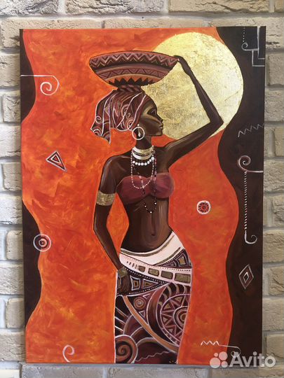 Интерьерная картина «Африканка»