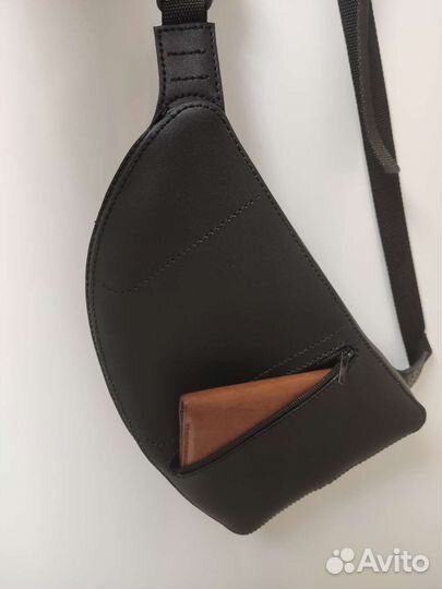 Слинг из натуральной кожи