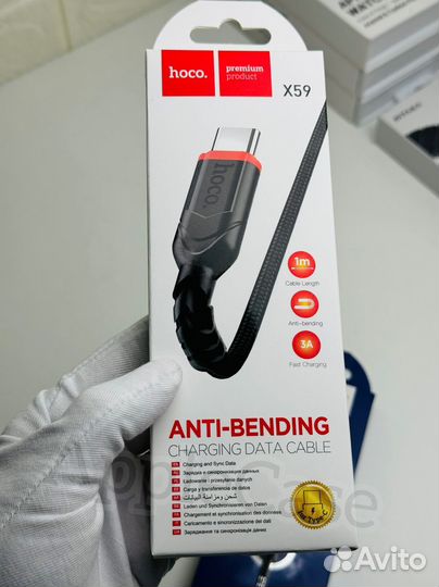 Кабель Hoco USB-type-c Charging(плетеный)