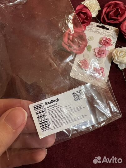 Бумажные цветы для скрапбукинга