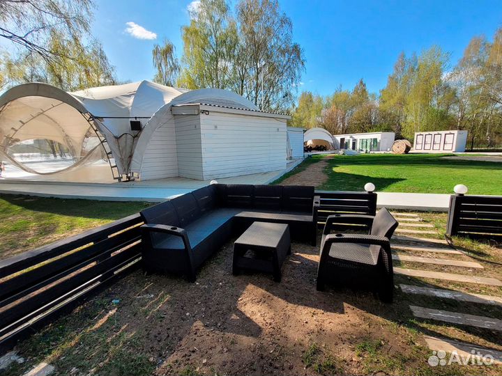 Мебель из ротанга - диван угловой