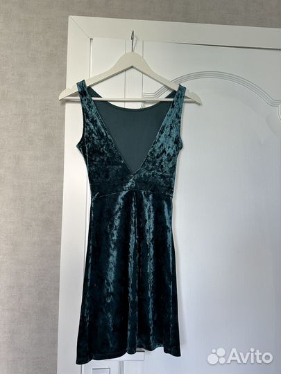 Платье hm женское xs велюр