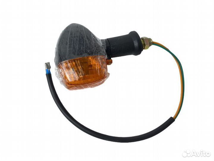 Указатель поворота мопед Альфа гибкий прямоугольны