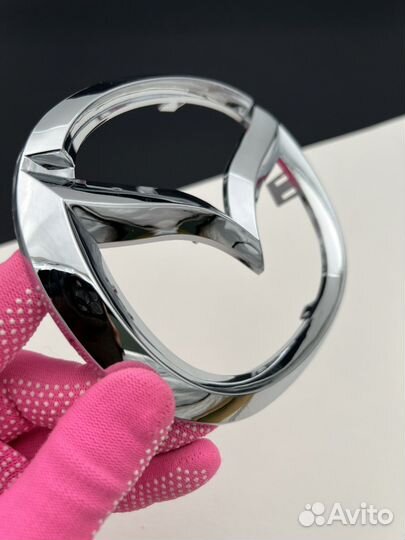 Эмблема Mazda cx 5 передняя 160 мм хром Мазда