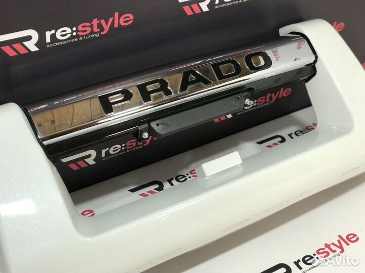 Кенгурятник Land Cruiser Prado 120 Белый