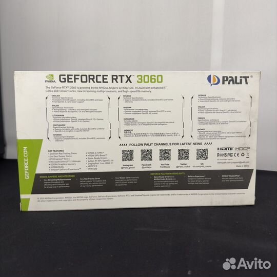 Видеокарта Rtx 3060 12 гб