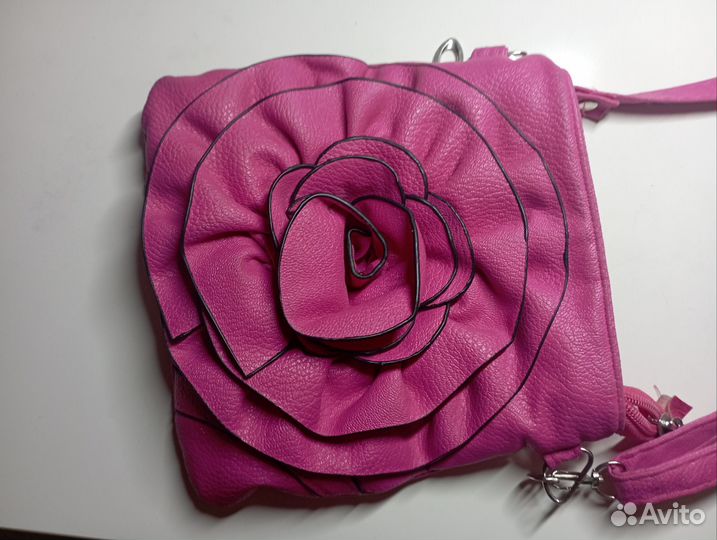 Детская сумочка для девочки, розовая