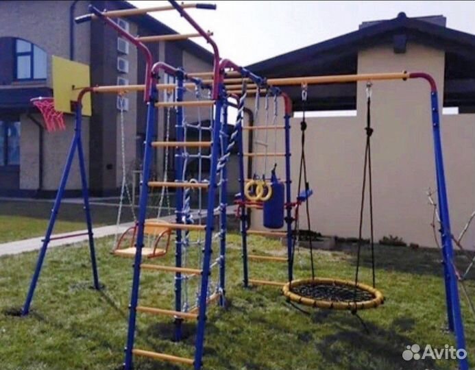 Огромный Прочный Детский спортивный комплекс