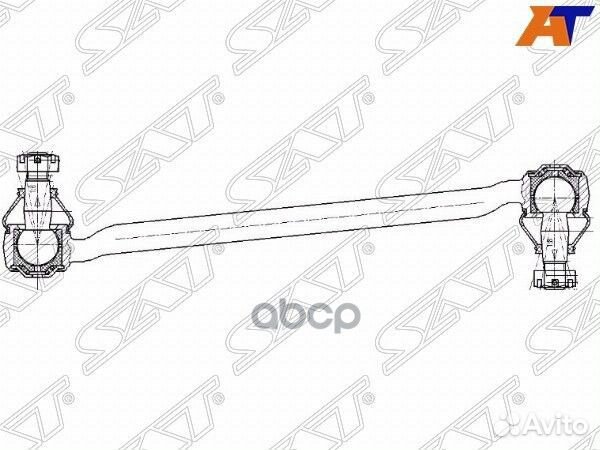 Тяга рулевая nissan atlas/condor (F23) 92-07 LH