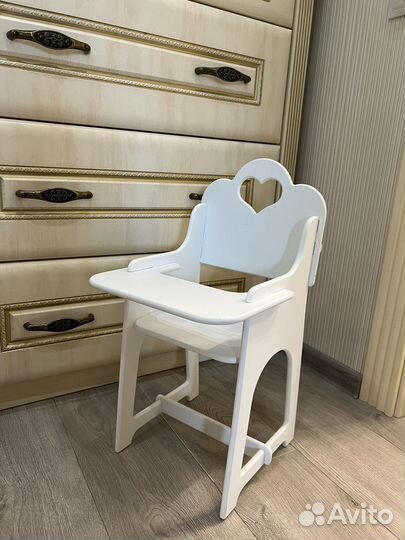 Стульчик для кормления игрушечный
