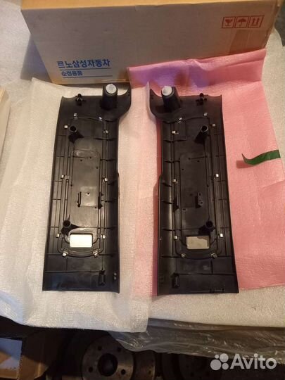 Накладки порогов задние renault koleos