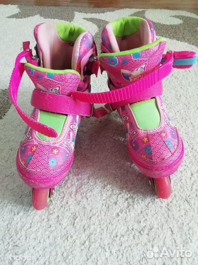 Роликовые коньки детские раздвижные