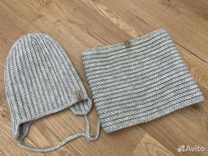 Комплект шапка и снуд