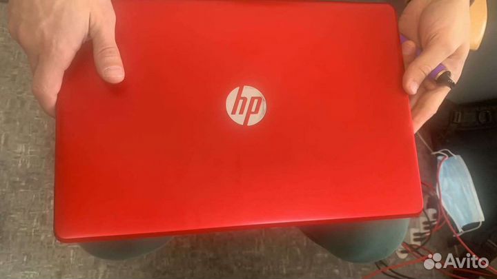 HP 15, красный ноутбук, красивый ноутбук I5 8250 +
