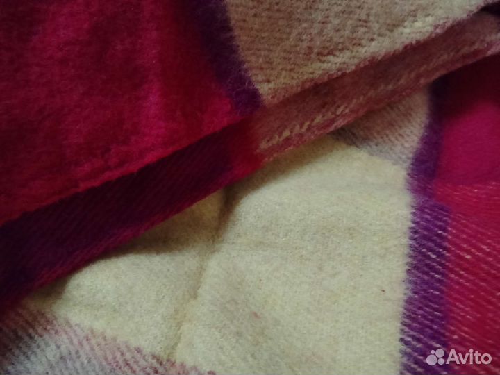 Плед покрывало из овечьей шерсти новозеландской