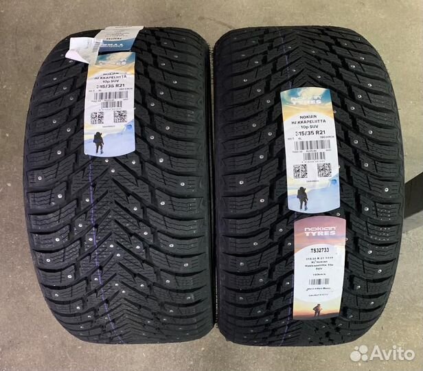 Nokian Tyres Hakkapeliitta 10p SUV 275/40 R21 и 315/35 R21 111T