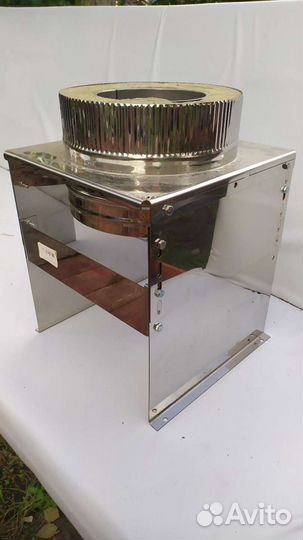 Опора для дымохода d150/d250, и труба d150 05м