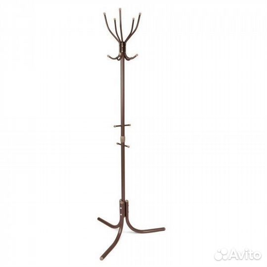 Вешалка напольная - стойка выс.1,80М бежевый метал